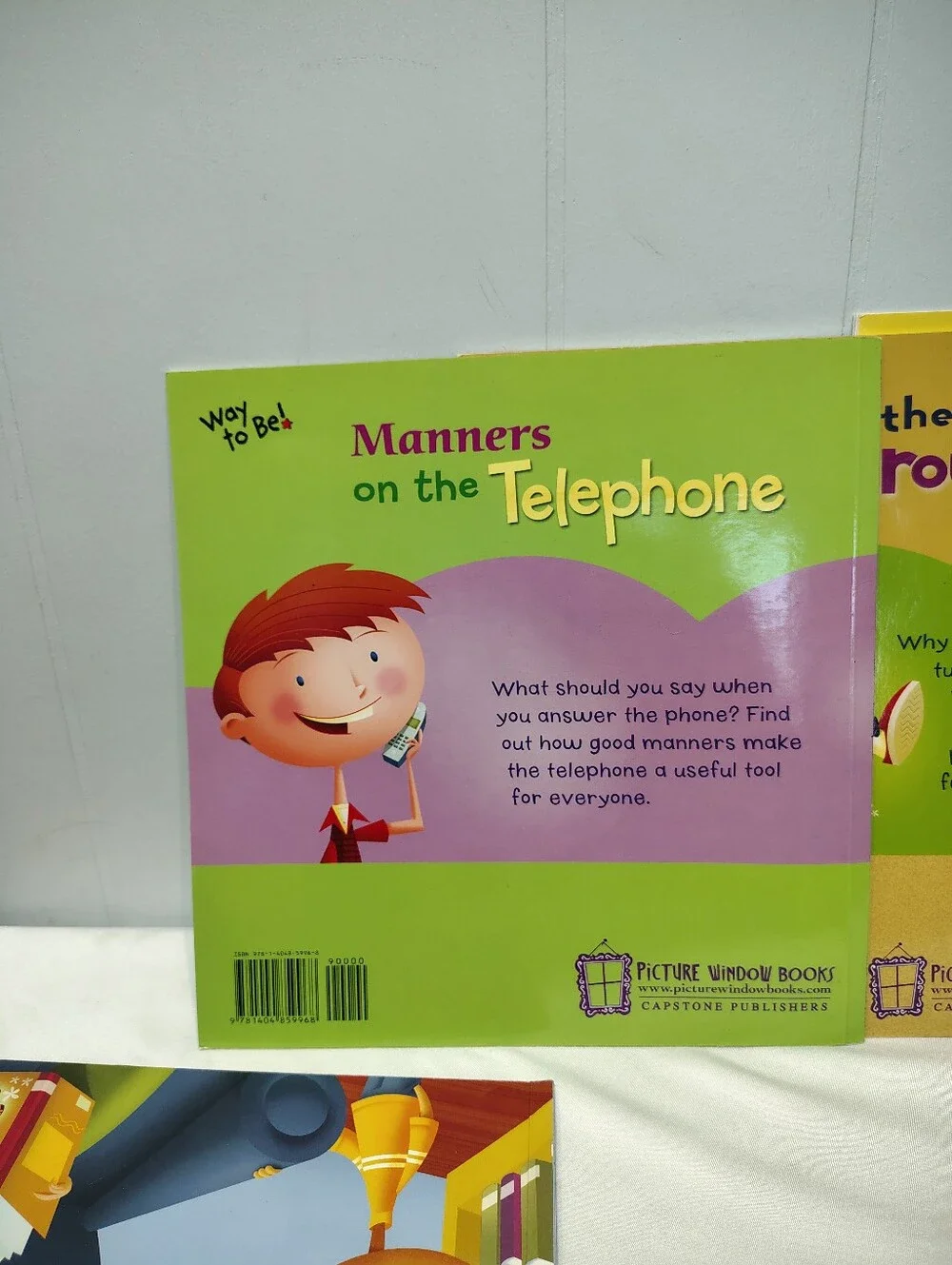 Lot of 4 Manners Books Kids Homeschool Learning Preschool Kindergarten